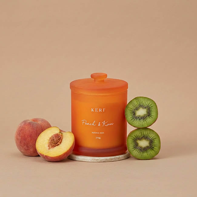 Scented Candle Sunhouse Peach & Kiwi 370g