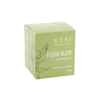 Scented Candle Palm Land Fleur Bleue 130g