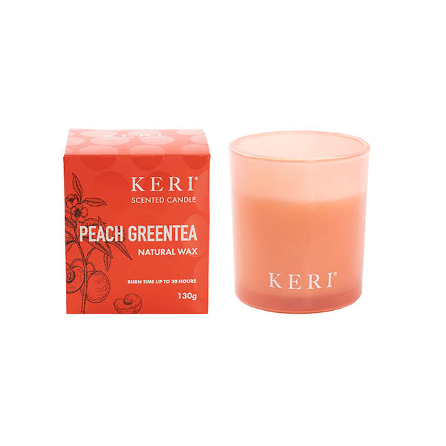 Scented Candle Palm Land Peach GreenTea 130g