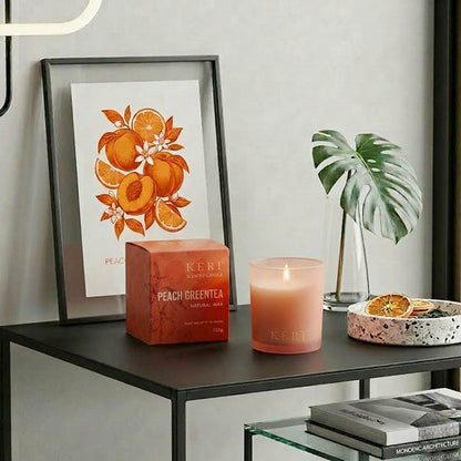 Scented Candle Palm Land Peach GreenTea 130g