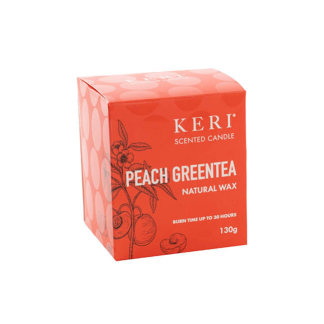 Scented Candle Palm Land Peach GreenTea 130g