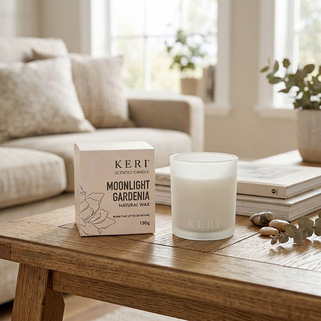 Scented Candle Palm Land Moonlight Gardenia 130g