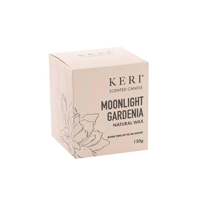 Scented Candle Palm Land Moonlight Gardenia 130g