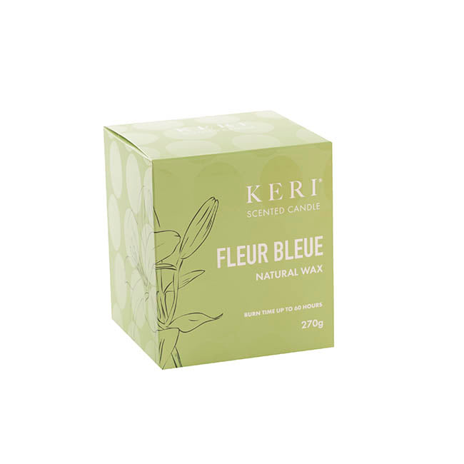 Scented Candle Palm Land Fleur Bleue 270g