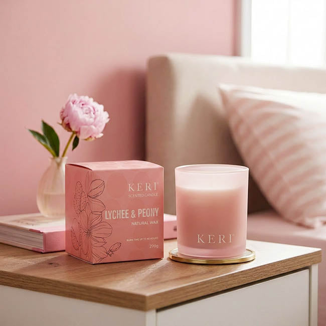 Scented Candle Palm Land Lychee & Peony 270g