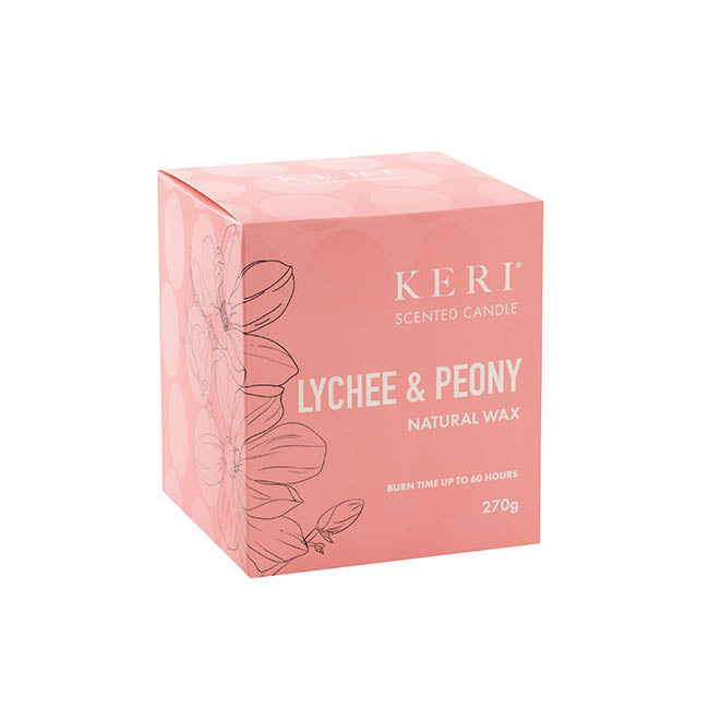 Scented Candle Palm Land Lychee & Peony 270g