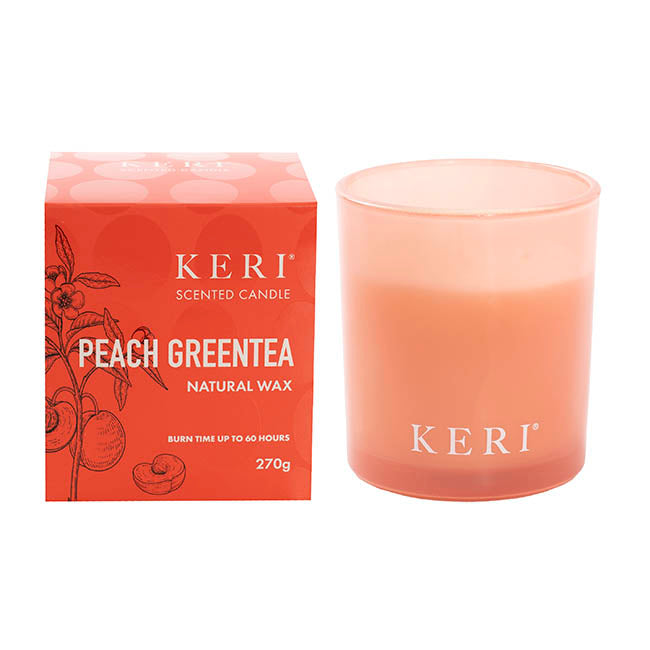 Scented Candle Palm Land Peach GreenTea 270g
