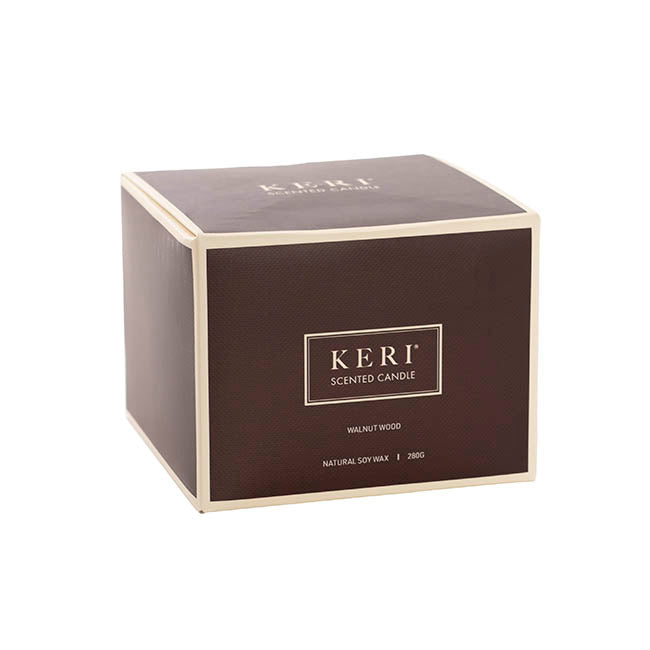 Scented Candle Nordwood Wood Lid Walnut Wood Large 280g