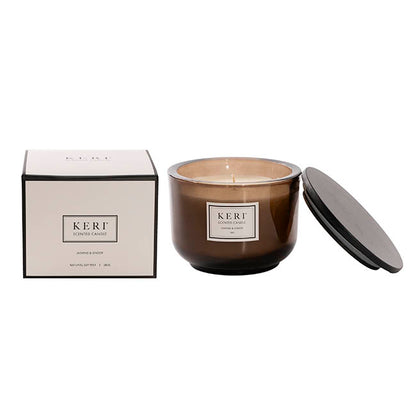 Scented Candle Nordwood Wood Lid Jasmine & Ginger Large 280g