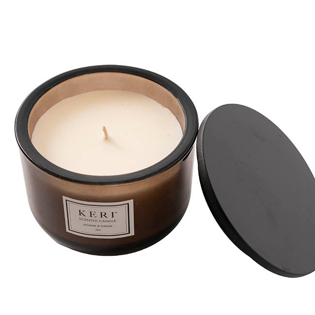 Scented Candle Nordwood Wood Lid Jasmine & Ginger Large 280g