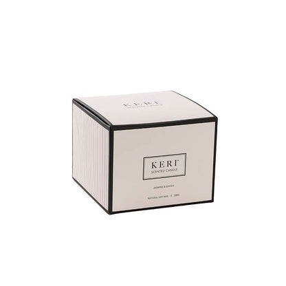 Scented Candle Nordwood Wood Lid Jasmine & Ginger Large 280g