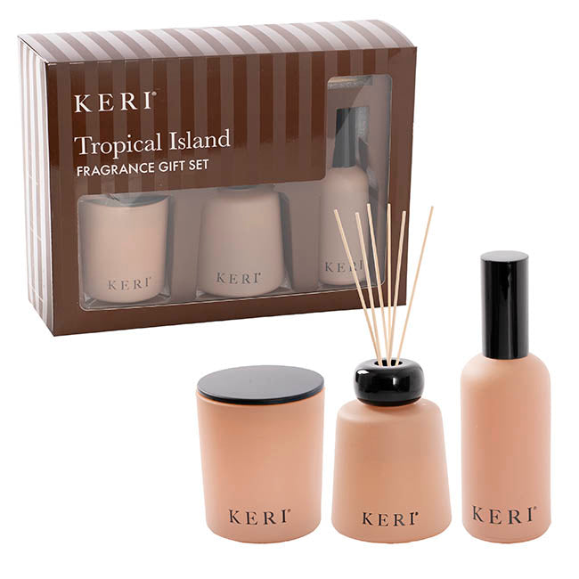 Luxury Premium Fragrance Gift Set 3 Tropical Island