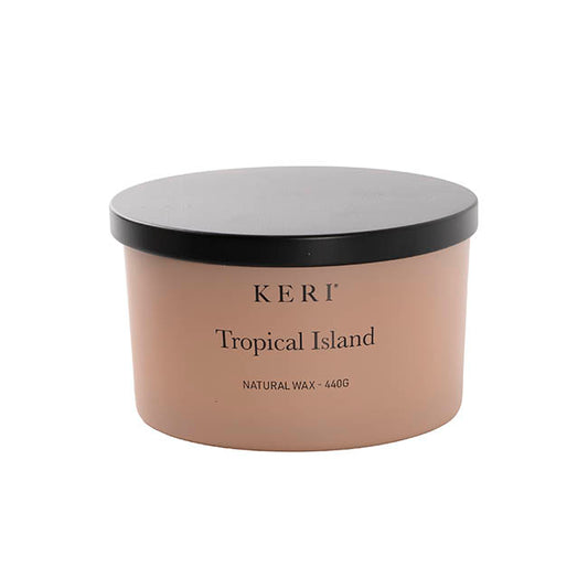 Scented Candle Leisure Large 3 Wicks Tropical Island 440g