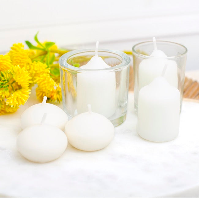 Floating Candle 6 Hour Pack 6 White (4.5-5Dx2.4cmH)