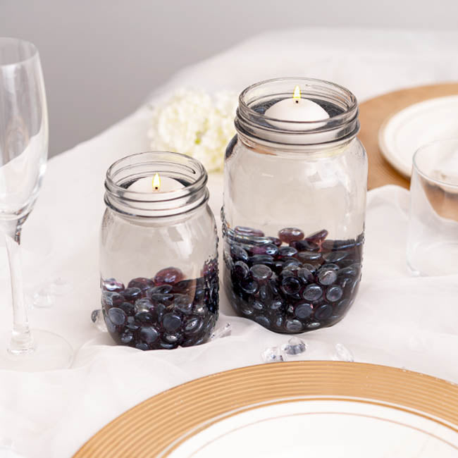 Floating Candle 6 Hour Pack 6 White (4.5-5Dx2.4cmH)