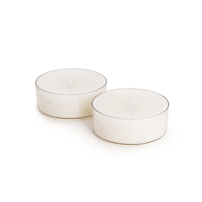 Tealight Candle Extra Large Pack 2 White (5.8Dx2.3cmH)