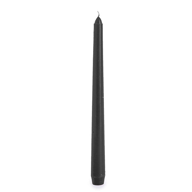 Taper Dinner Candle Pack 6 Black (2cm x 25cmH)