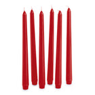 Taper Dinner Candle Pack 6 Red (2cm x 25cmH)