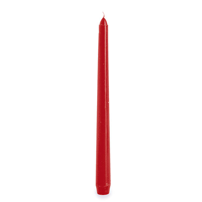 Taper Dinner Candle Pack 6 Red (2cm x 25cmH)
