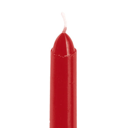 Taper Dinner Candle Pack 6 Red (2cm x 25cmH)