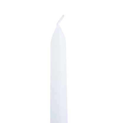 Taper Dinner Candle Pack 6 White (2cm x 25cmH)