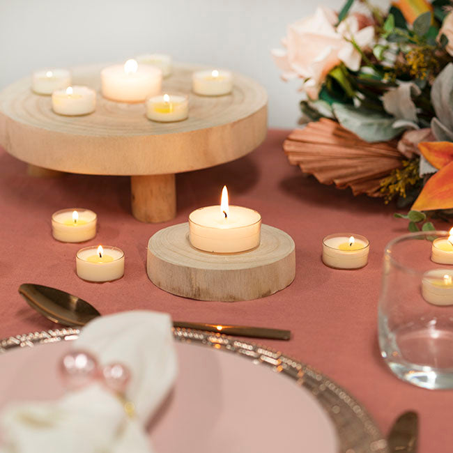 Tealight Candle Extra Large Pack 2 White (5.8Dx2.3cmH)