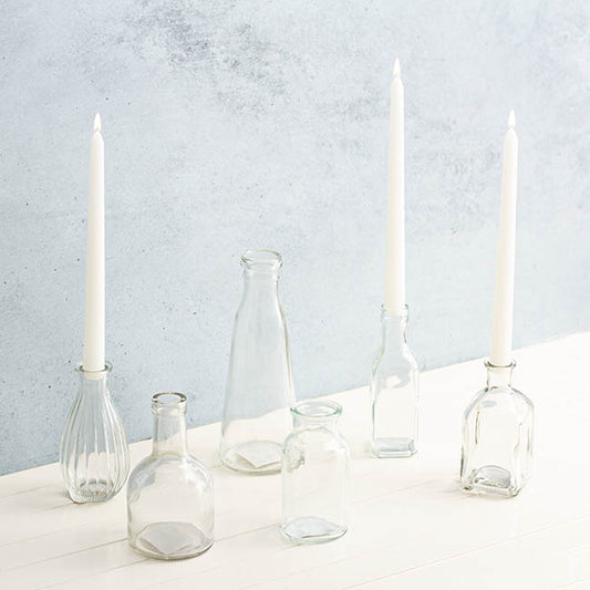 Taper Dinner Candle Pack 6 White (2cm x 30cmH)