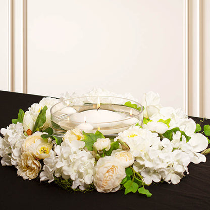 Floating Candle 21 Hour Extra Large White (15Dx5cmH)