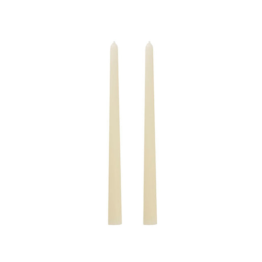Signature Taper Dinner Candle Pack 2 Ivory (2x25cmH)
