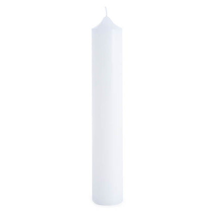 Church Pillar Candle White (5x30cmH) 76Hr