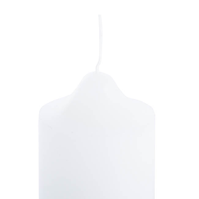 Church Pillar Candle White (7x15cmH) 76Hr