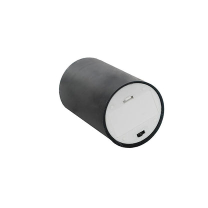 Wax LED Trueflame Flickering Pillar Candle Black (7.5X10cmH) bottom of candle