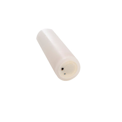 Wax LED Trueflame Flickering Pillar Candle White (5DX18cmH) bottom of candle