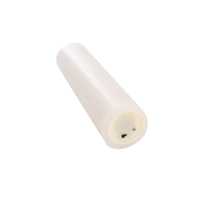 Wax LED Trueflame Flickering Pillar Candle White (5DX23cmH) bottom of candle