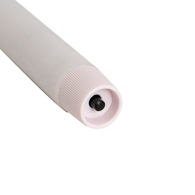 Wax LED Trueflame Dinner Taper Candle 2PK (2.2x24cmH) bottom of candle showing button switch