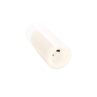 LED Glass Trueflame Flickering Event Pillar Candle 5x12.5cmH