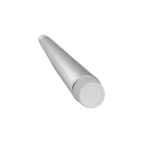 Event LED Trueflame Taper Candle Chrome 2 Pack (2.2x22.5cmH)