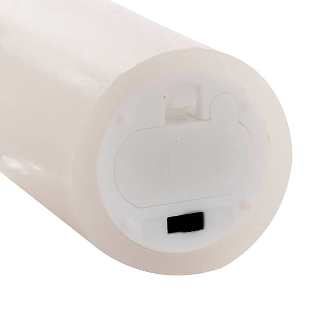 Wax LED Trueflame Event Pillar Candle White (5.5x10cmH)