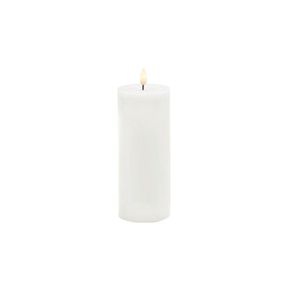 Wax LED Trueflame Event Pillar Candle White (5.5x15cmH)