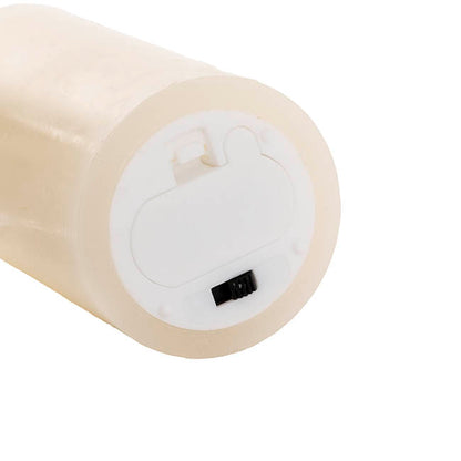 Wax LED Trueflame Event Pillar Candle Ivory (5.5x20cmH)