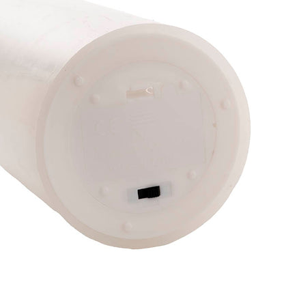 Wax LED Trueflame Event Pillar Candle White (7.5x22.5cmH)