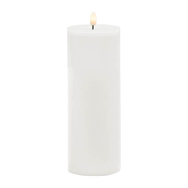 LED Trueflame AllSpace Weatherproof Candle White (10x30cmH)