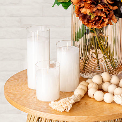 Event Centrepiece Pre-filled Glass Candle Jar (7x10cm)