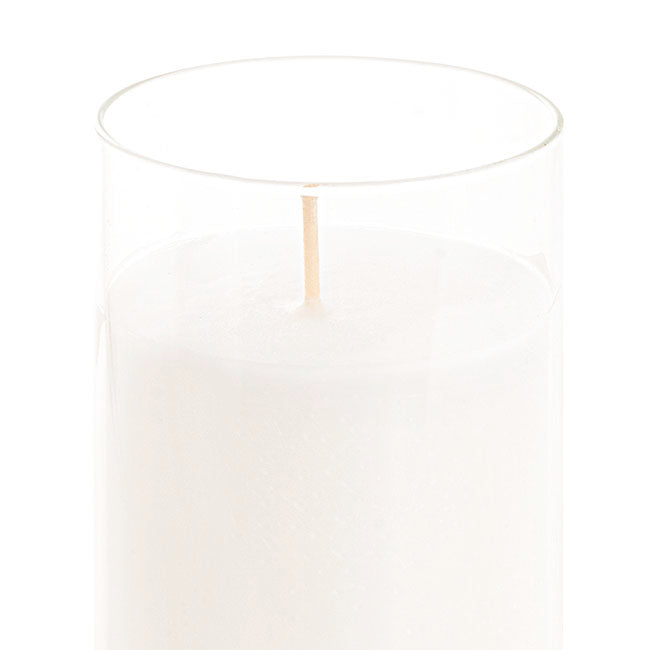 Event Centrepiece Pre-filled Glass Candle Jar (7x14cm)
