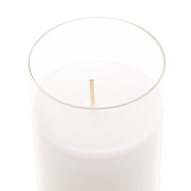 Event Centrepiece Pre-filled Glass Candle Jar (7x14cm)