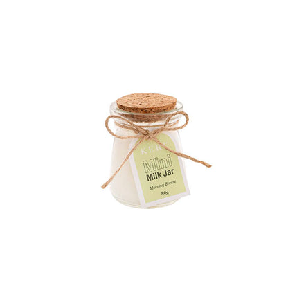 Scented Candle Mini Milk Jar Morning Breeze (80g)