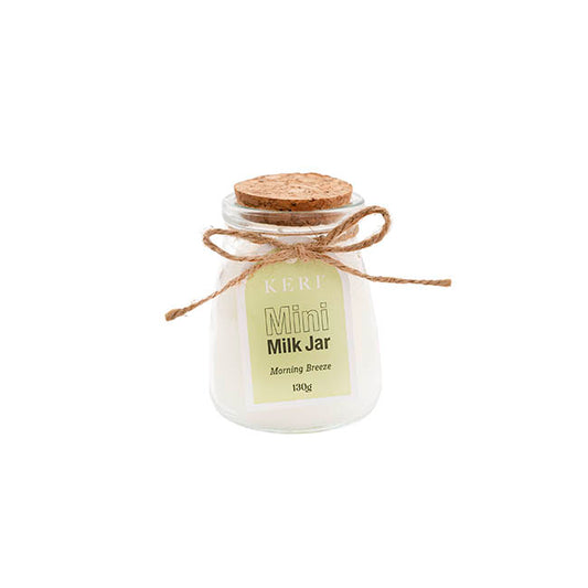 Scented Candle Milk Jar Morning Breeze (130g)