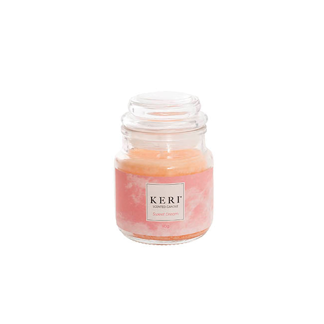 Scented Candle Bubble Jar Sweet Dream (6Dx8.5cmH 90g)