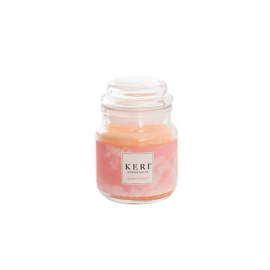 Scented Candle Bubble Jar Sweet Dream (6Dx8.5cmH 90g)