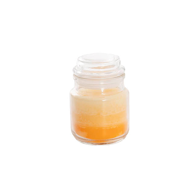 Scented Candle Bubble Jar Champagne Rose (6Dx8.5cmH 90g)